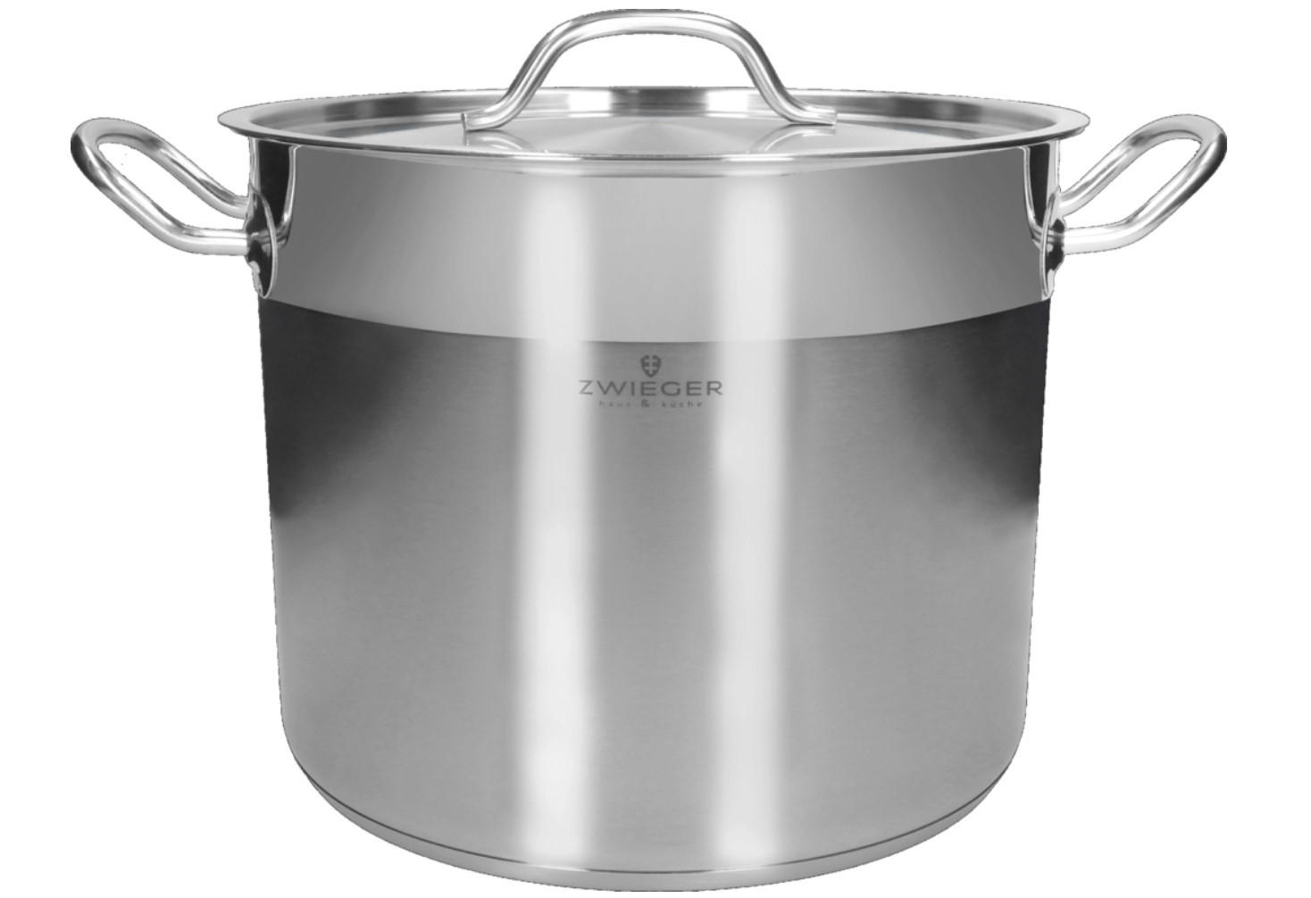 KOCHTOPF Bigpot Silber 31.5/26/22.5 cm Metall - Silberfarben, Metall (26cm) - Mondex