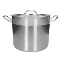 KOCHTOPF Bigpot Silber 31.5/26/22.5 cm Metall - Silberfarben, Metall (26cm) - Mondex