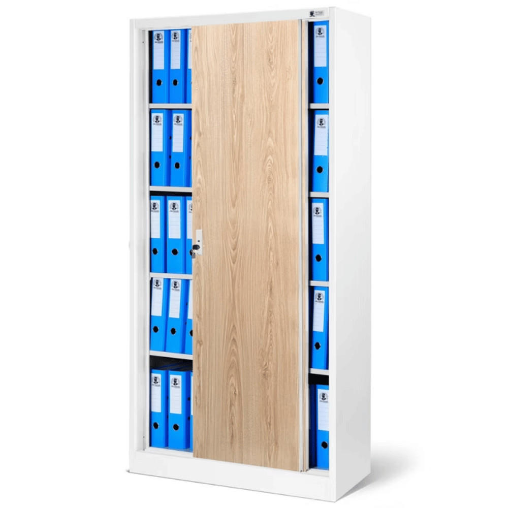 Jan Nowak Aktenschrank Weiß 90x185x40 cm