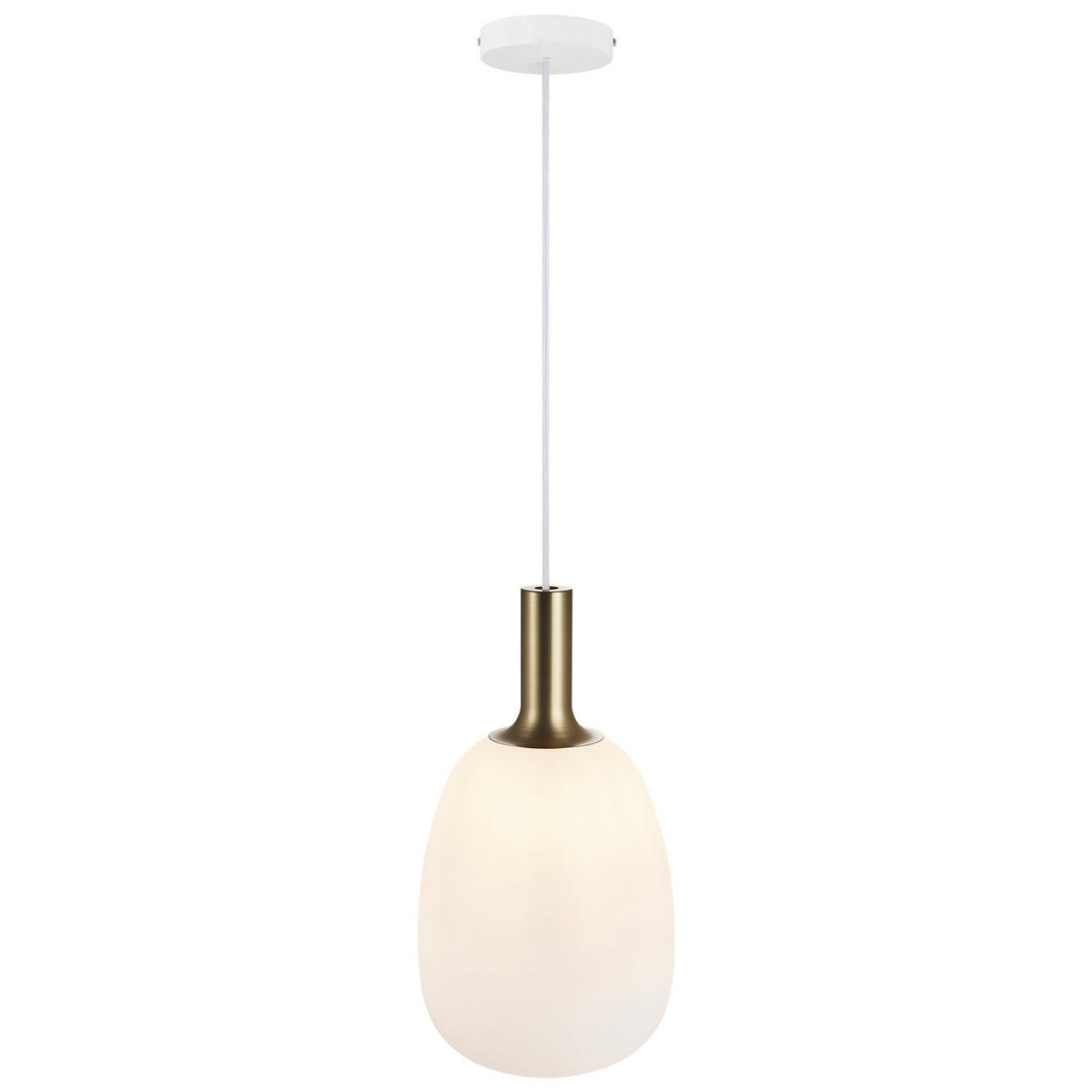 HÄNGELEUCHTE Alton - Weiß - 43 cm - Weiß, Glas (43/23/43cm) - Nordlux