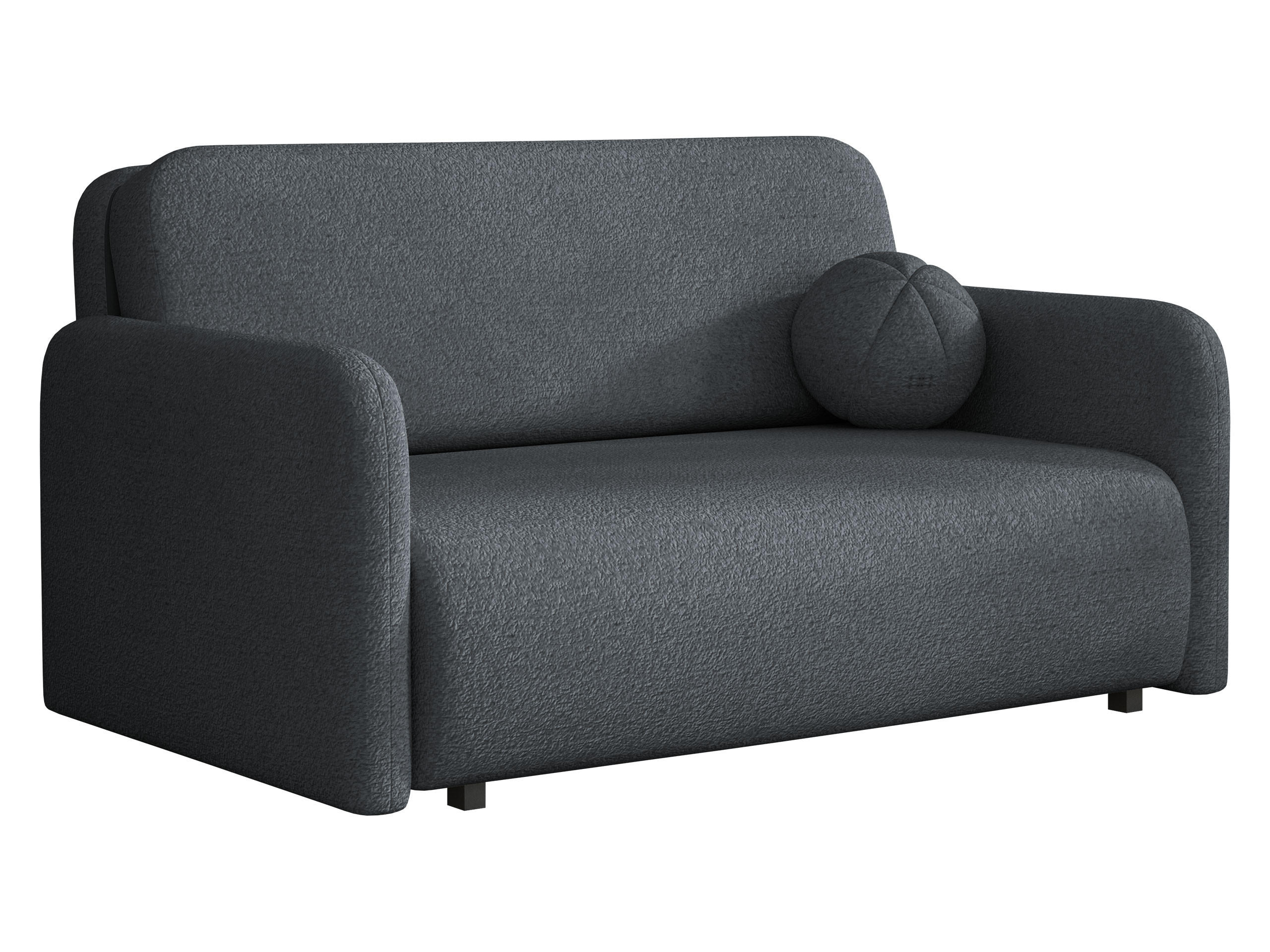 SCHLAFSOFA Viva Sun III - Dunkelgrau/Schwarz, Holz/Textil (150/85/103cm) - MIRJAN24