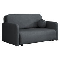 SCHLAFSOFA Viva Sun III - Dunkelgrau/Schwarz, Holz/Textil (150/85/103cm) - MIRJAN24