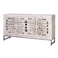 SIDEBOARD aus Mangoholz - Perlmutt, Holz (38/80/150cm) - Giner y Colomer