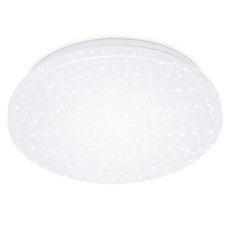 LED-DECKENLEUCHTE Weiß 28 cm - Weiß, Kunststoff (28/28/5.5cm) - Coonoor