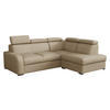 ECKSOFA Oslo 2rRLXp, Seite: Rechts 2R+R+LXP - Silberfarben/Naturfarben, Holz/Textil (250/200cm) - MIRJAN24