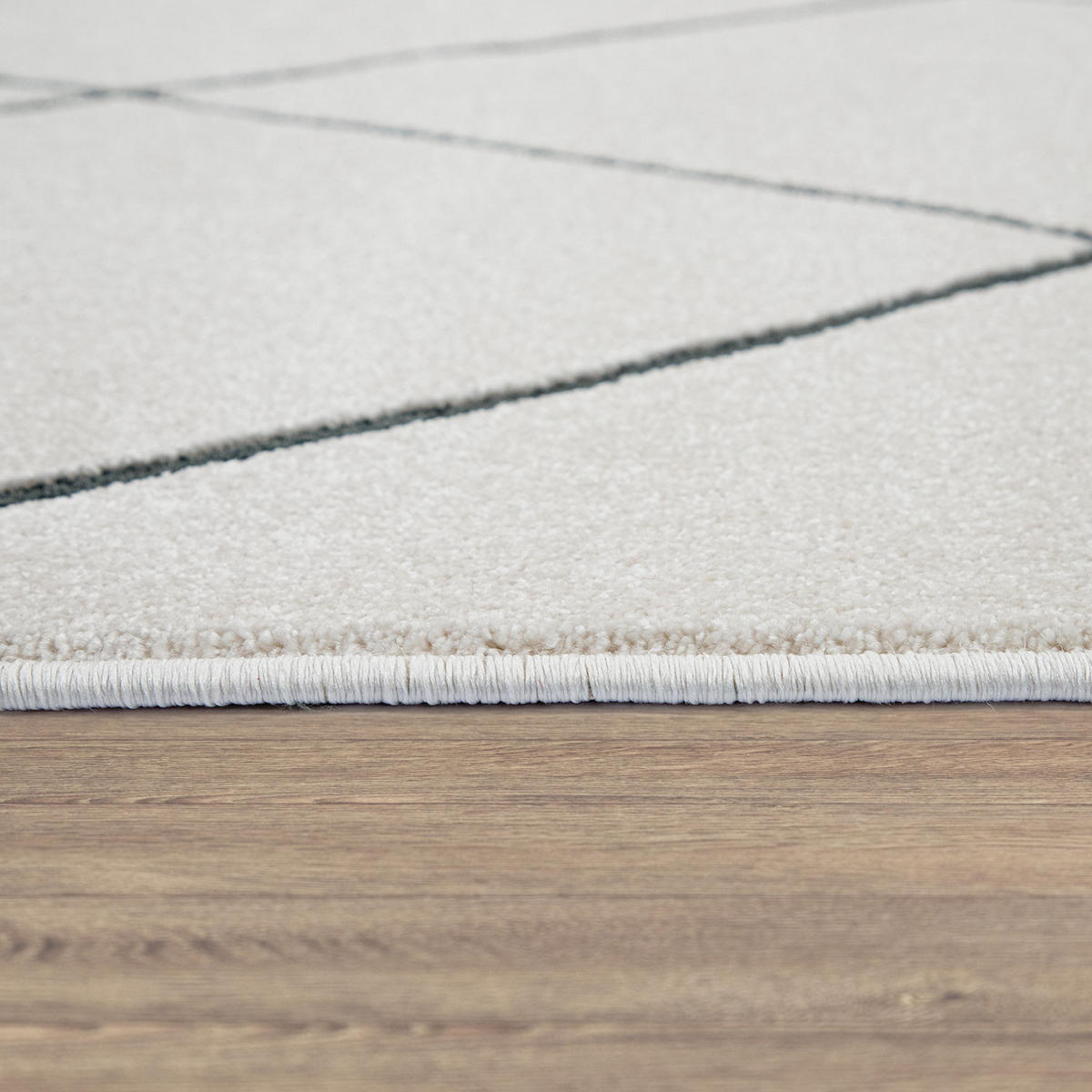 KURZFLORTEPPICH 200/200 cm Haral 786 - Weiß, Textil (200/200cm) - Paco Home