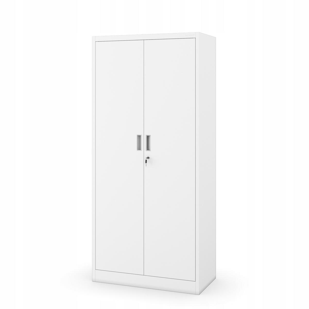 AKTENSCHRANK Jan Compact - Weiß, Metall (80/175/40cm) - Jan Nowak