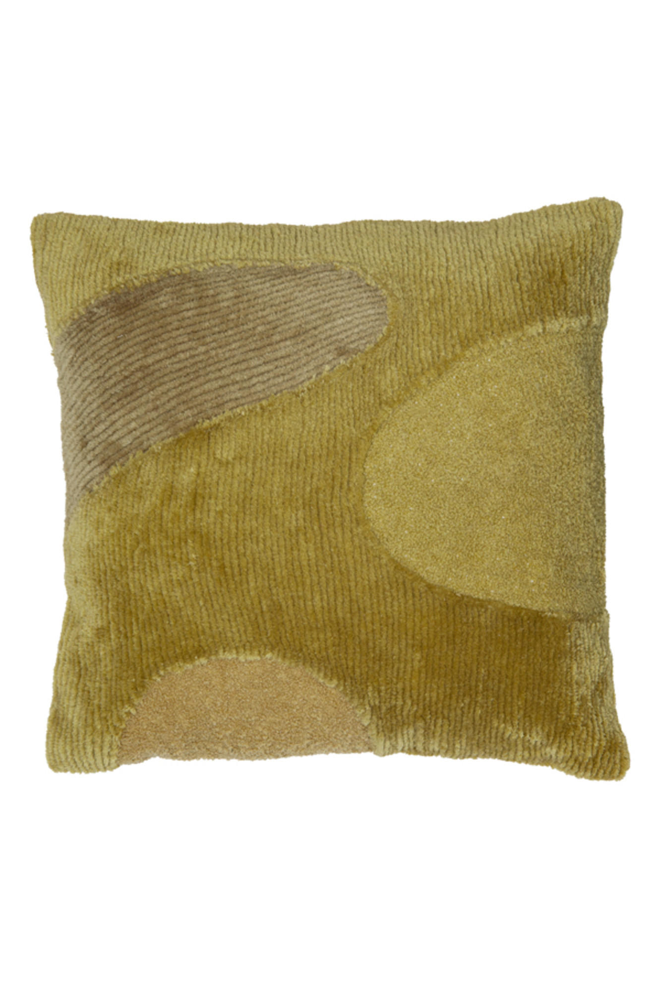DEKOKISSEN Canazei Grün 45/45/10 cm - Grün, Textil (45/45cm) - Light & Living