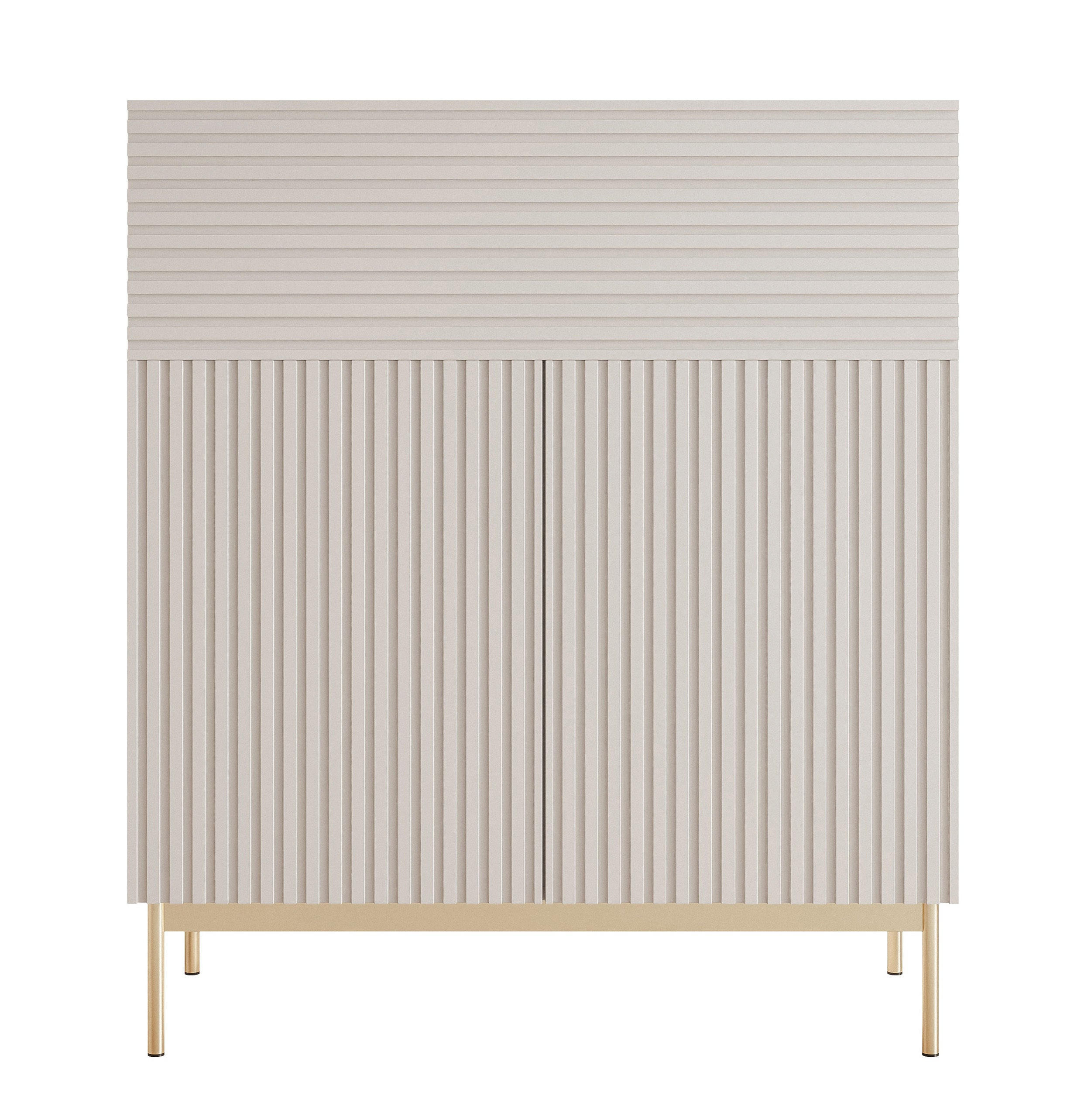 Selsey HIGHBOARD Linearis kašmírově šedá 92 cm
