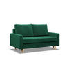 SOFA Blank flaschengrün 152/92/92 - Grün, Textil (152/92/92cm) - SIMKAM Furniture