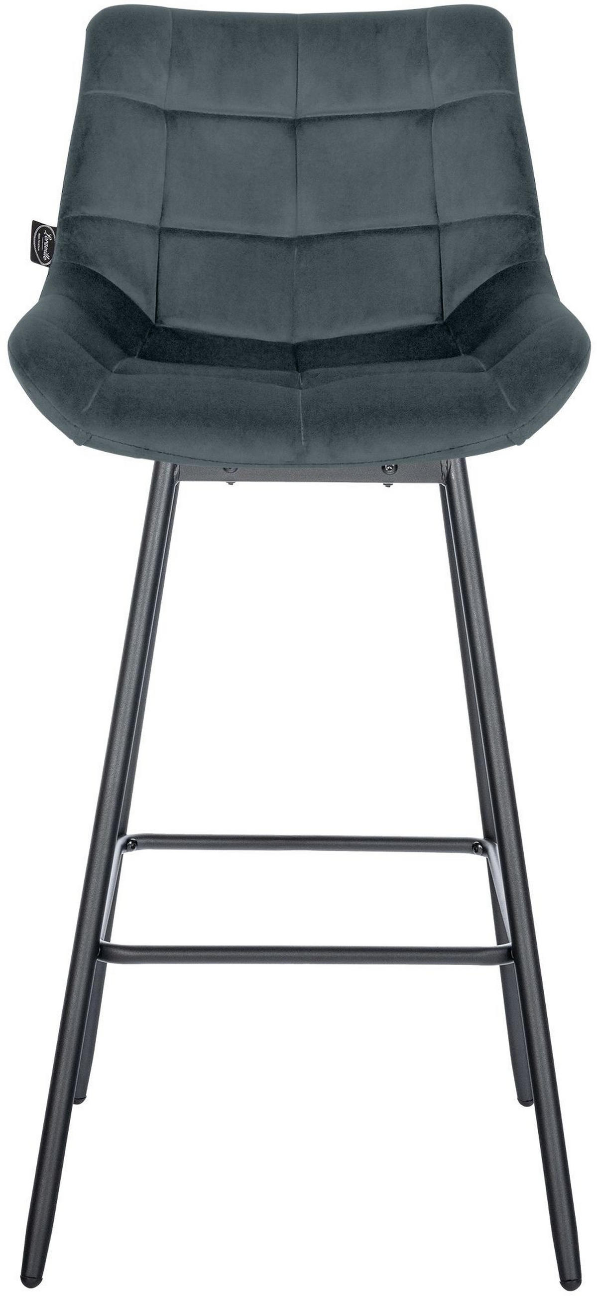 BARHOCKER Weston schwenkbar 105x49x56 cm dunkelgrau - Dunkelgrau, Metall (49/105/56cm) - furnicato