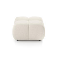 POLSTERHOCKER MODA Modern Sitzhocker, Fußhocker Creme - Creme, Holzwerkstoff/Kunststoff (72/43.5/72cm) - MASSENO