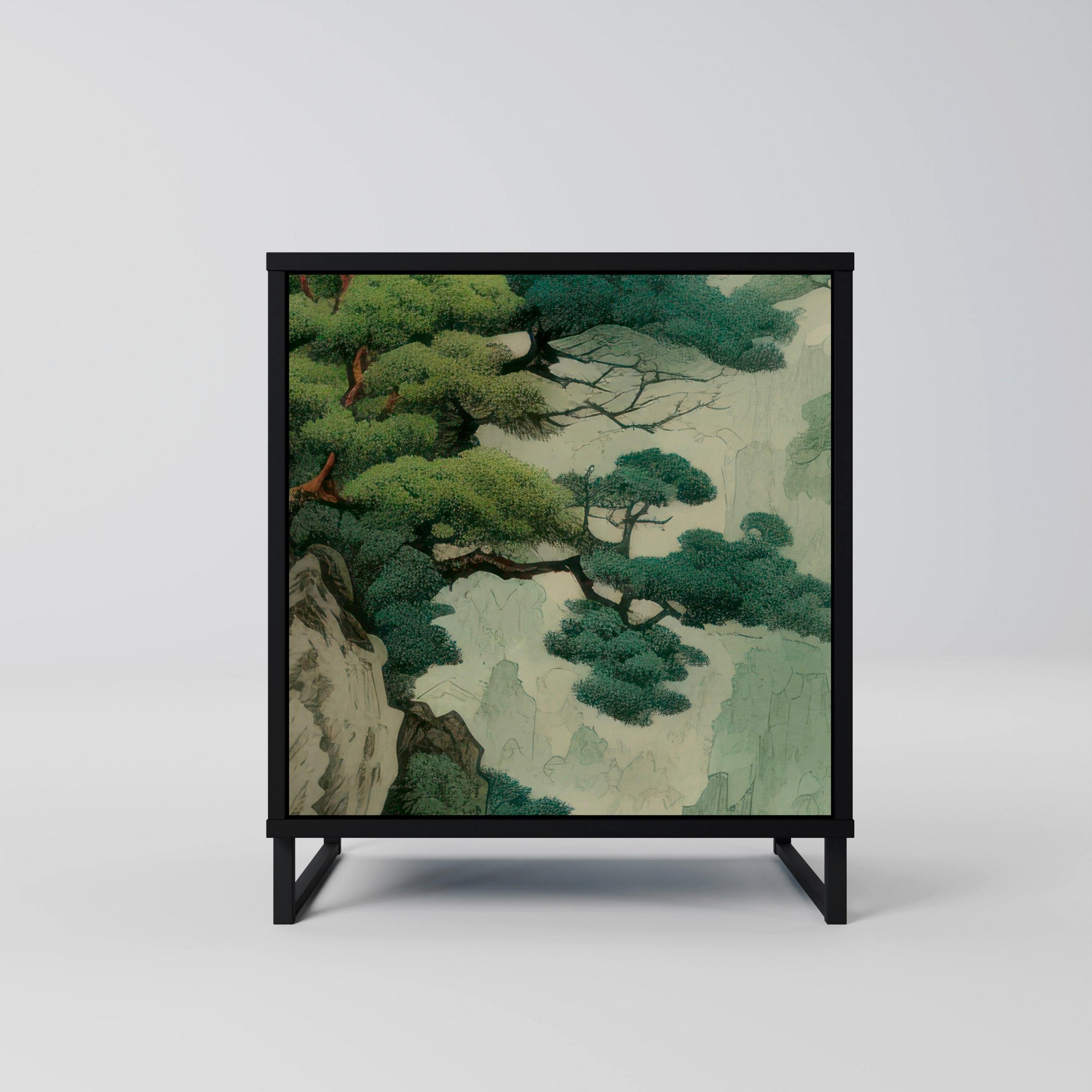 SpaceRebels Sideboard Schwarz 57.5x67.5x42 cm