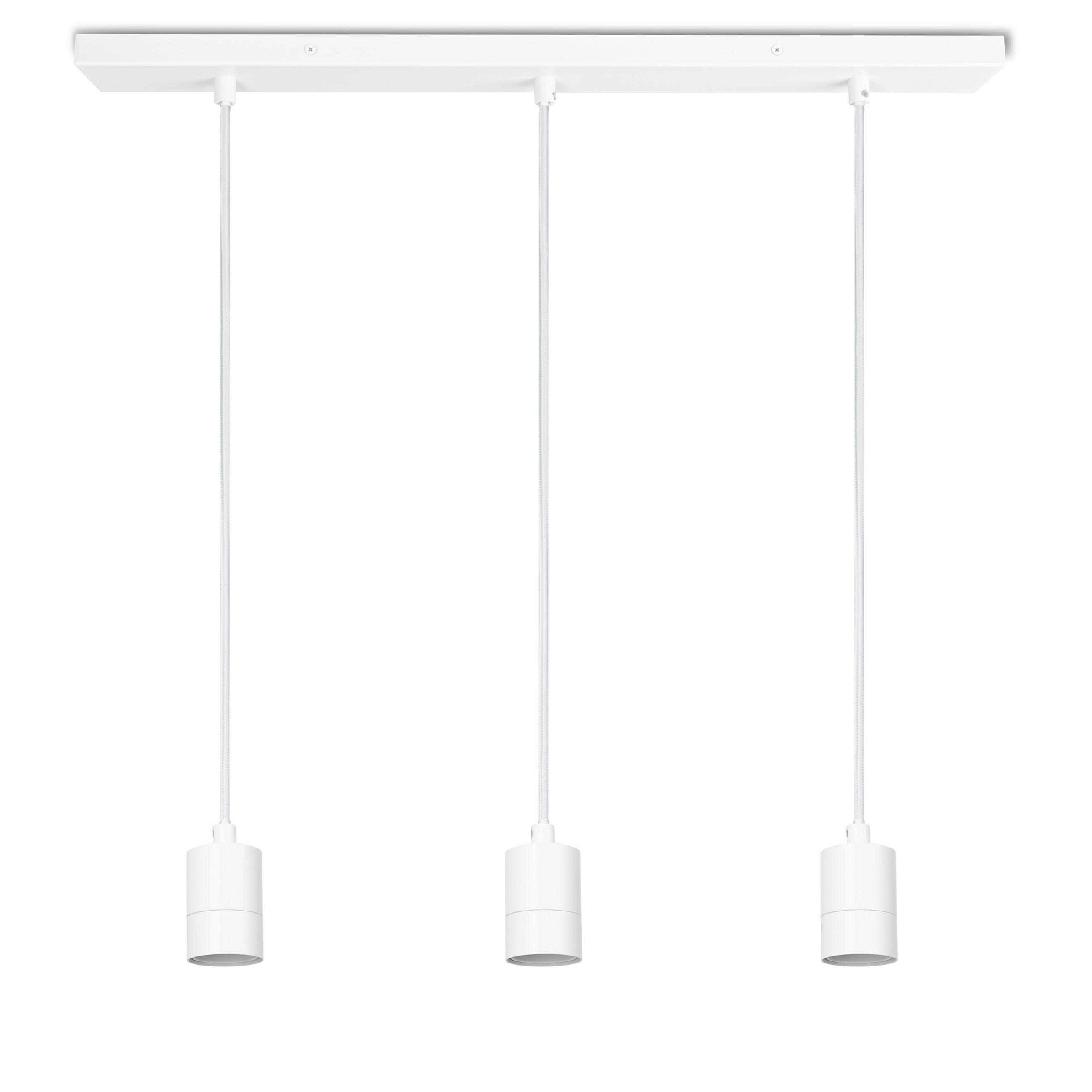 PENDELLEUCHTE Hugo Sq S - Weiß, Metall (4.4/4.4/6.5cm) - Paco Home