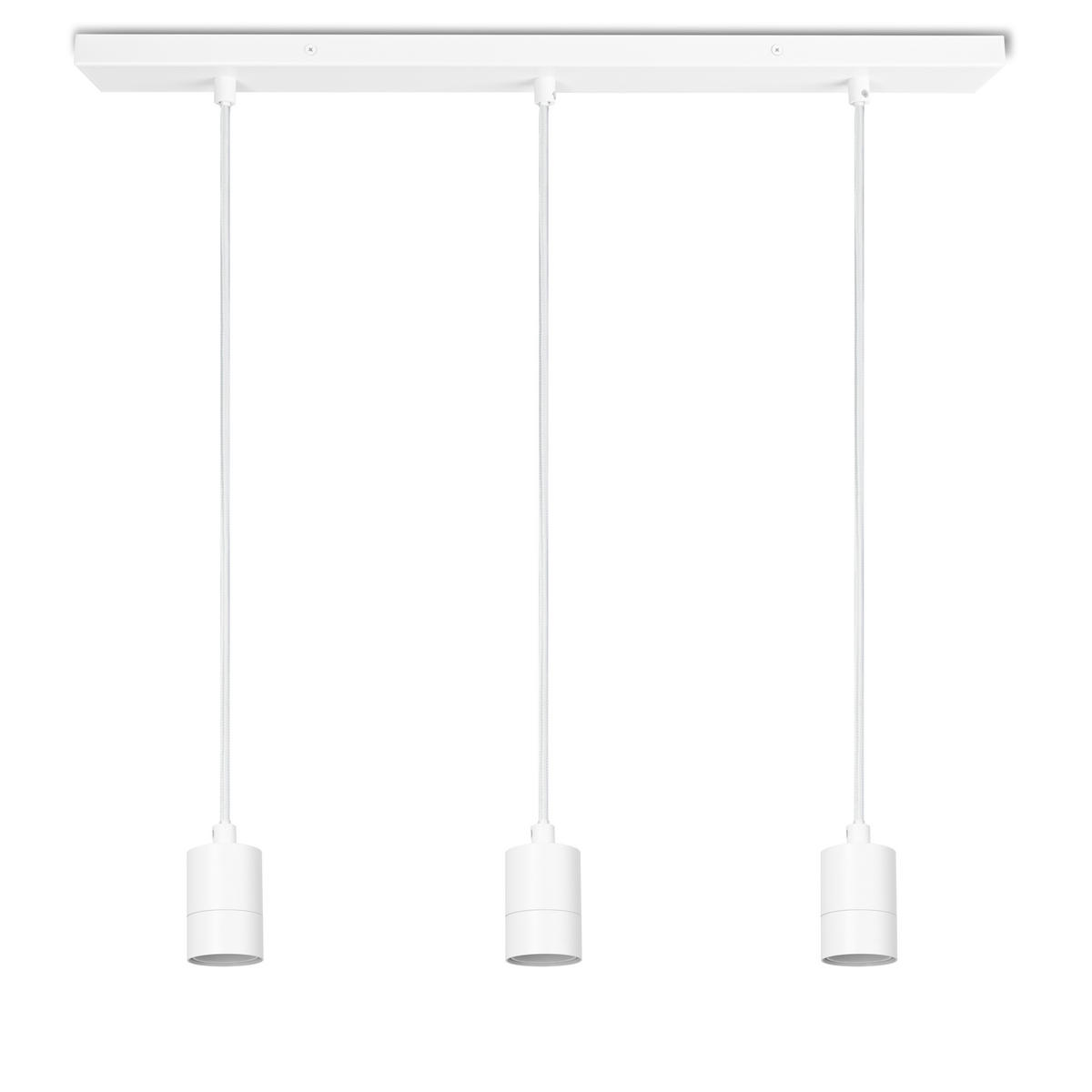 PENDELLEUCHTE Hugo Sq S - Weiß, Metall (4.4/4.4/6.5cm) - Paco Home