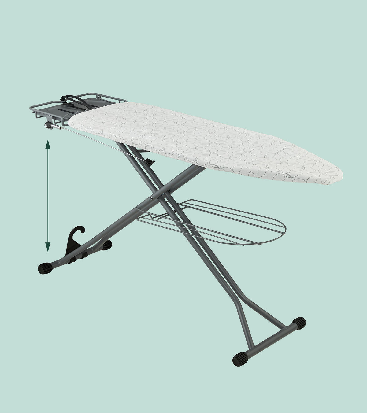 LIKALNA miza - večbarvno, kovina/umetna masa (137/39cm) - Relaxdays