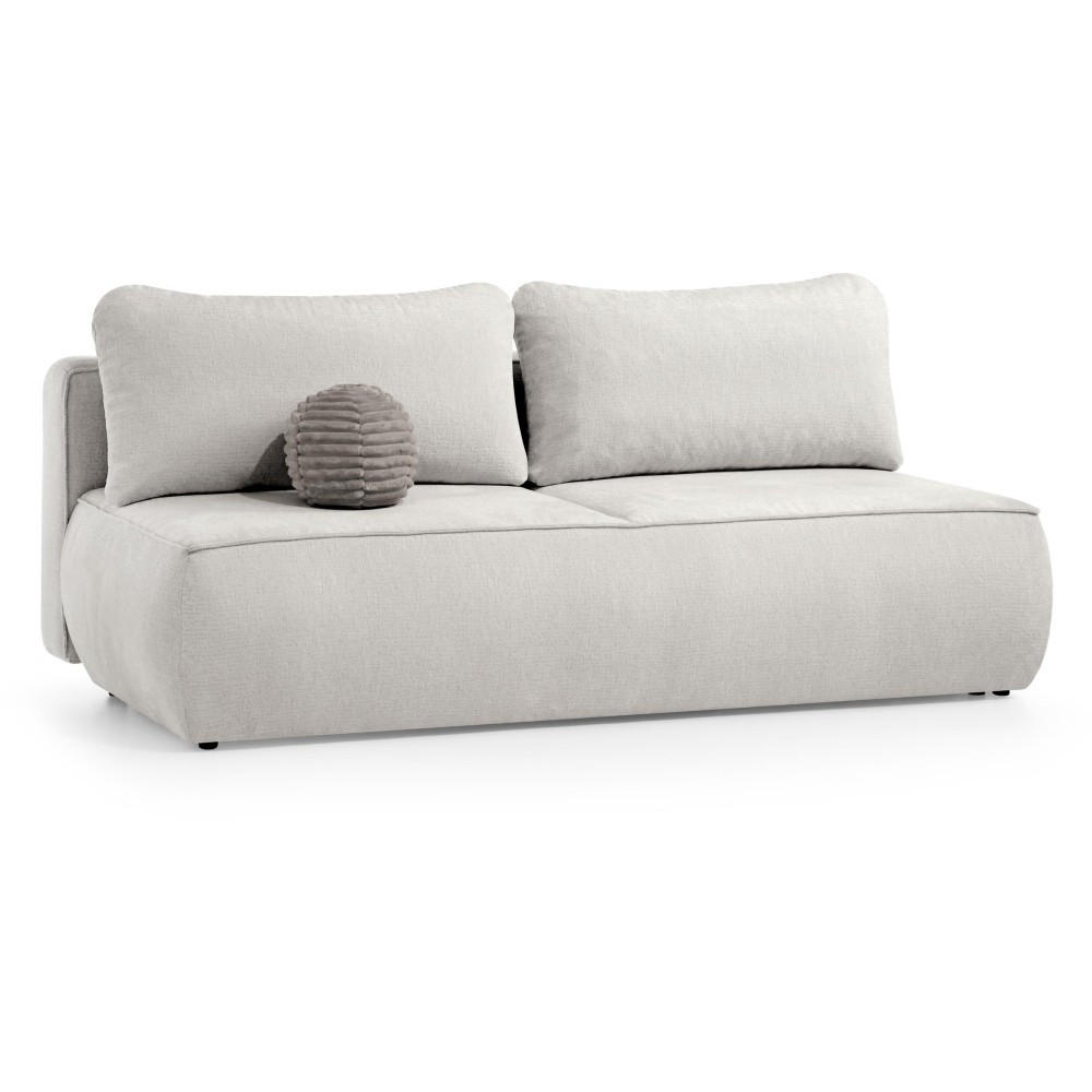 Beautysofa ROZKLÁDACÍ POHOVKA Darling, 2místná s úložným prostorem, béžová