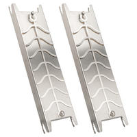 FLAMMLACHSBRETT aus Edelstahl - Edelstahlfarben, Metall (16/60/4cm) - eluno