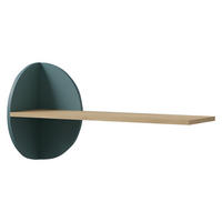 KINDER-WANDREGAL Lexi 17 - Blau/Eichefarben, Holzwerkstoff (82/45/25cm) - MIRJAN24