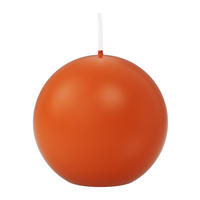 KUGELKERZEN Aprikose Orange Ø 6 cm, 16 Stück - Orange, Paraffin (6/6/6cm) - Wiedemann Kerzen