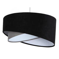 HÄNGELEUCHTE Grau 50/23 cm - Grau, Kunststoff (50/1.3/23cm) - ONZENO