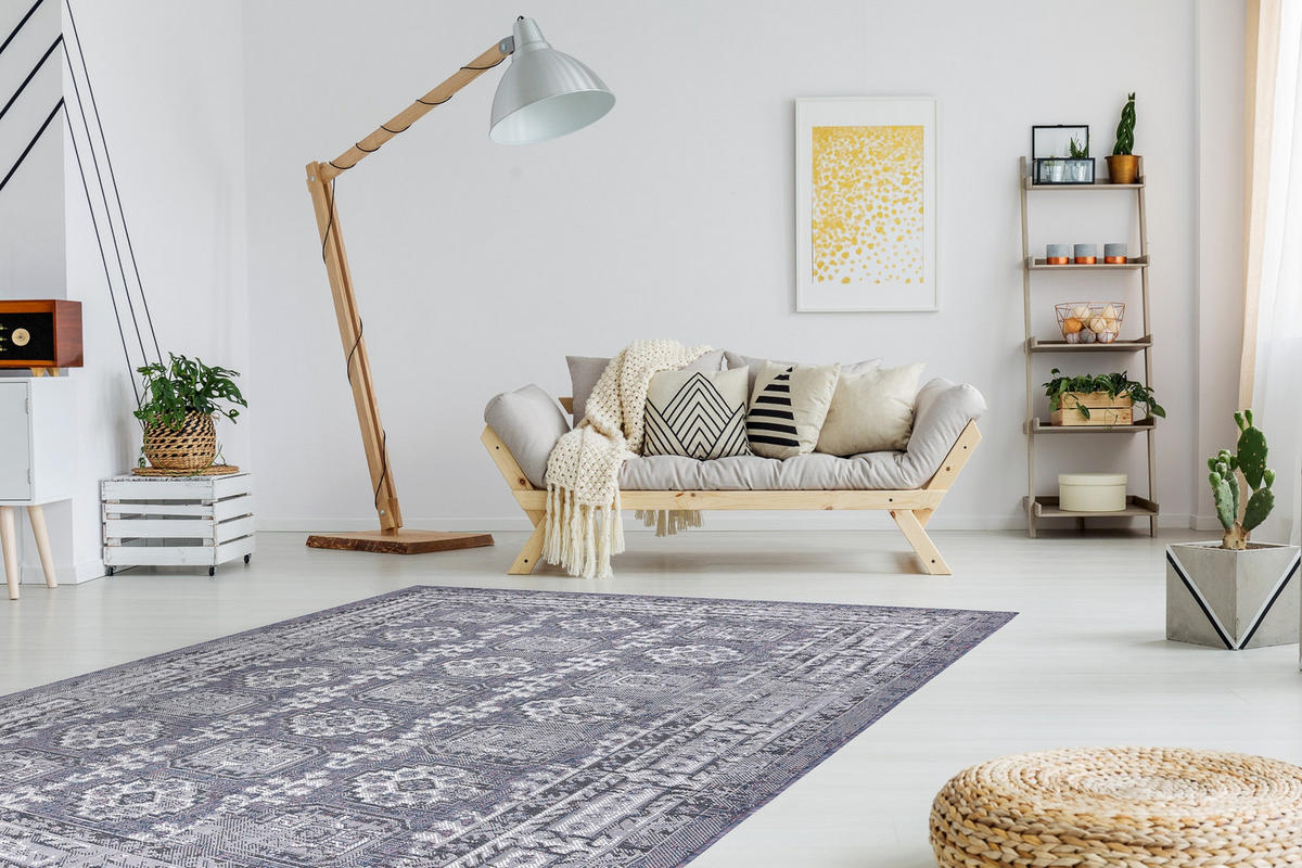 TEPPICH Sion 140/190 cm - Blau, Textil (140/190cm) - rugsX