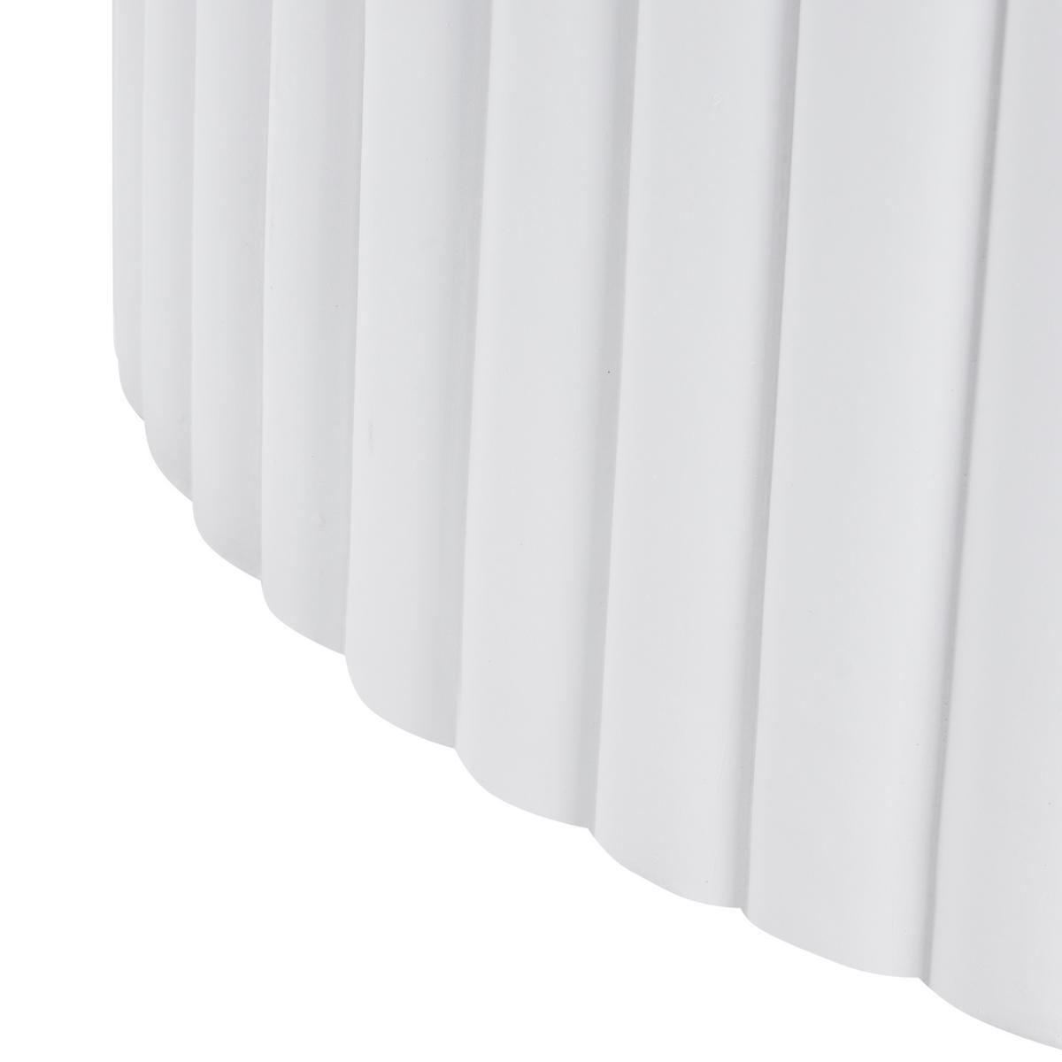 COUCHTISCH 117/117 cm Weiß Pozza - Weiß, Keramik (117/117/42cm) - Beliani