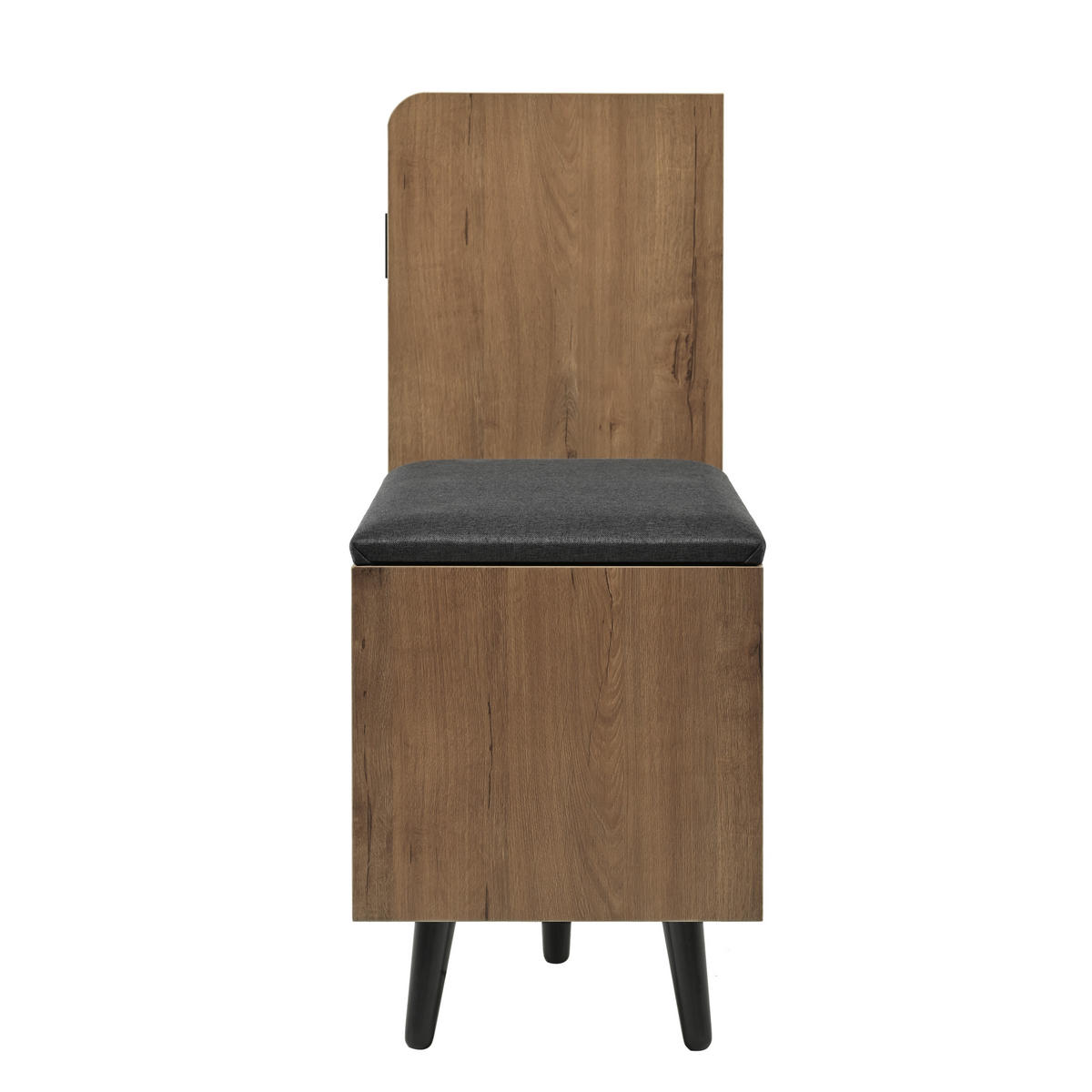 BOTNÍK S LAVICÍ, dekor dřeva, 4 dvířka, 120 cm - přírodní, kompozitní dřevo (120/82.8/34cm) - FLIEKS