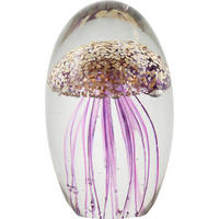 BRIEFBESCHWERER Medusa Lila-Glitter - Lila, Glas (4/11/4cm) - FURNARO