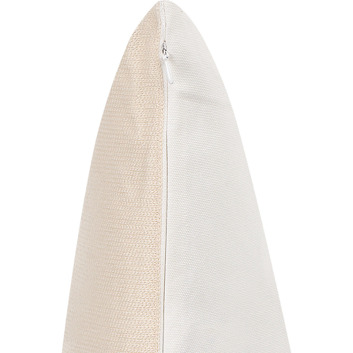 DEKOKISSEN 2er-Set Taupe 45/45 cm Silphium - Graubraun, Naturmaterialen/Textil (45/45cm) - Beliani