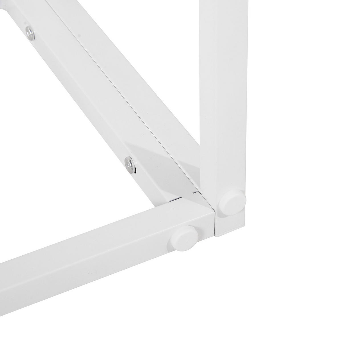 CANAPEA PUF gri închis din catifea reiată cu spătar și 3 perne - alb, metal (160/200/30cm) - Urban Meuble