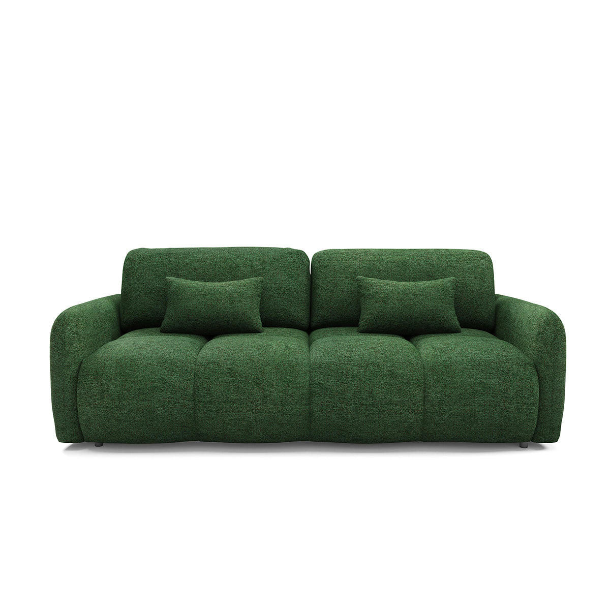 SOFA 3 Sitzplätze Grün - Grün, Holz (236/95/121cm) - Petits-meubles
