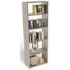 BÜCHERREGAL 60/30 EX3 Sonoma Eiche 60/30/180 cm - Sonoma Eiche, Holzwerkstoff (60/180/30cm) - Matkam Möbel