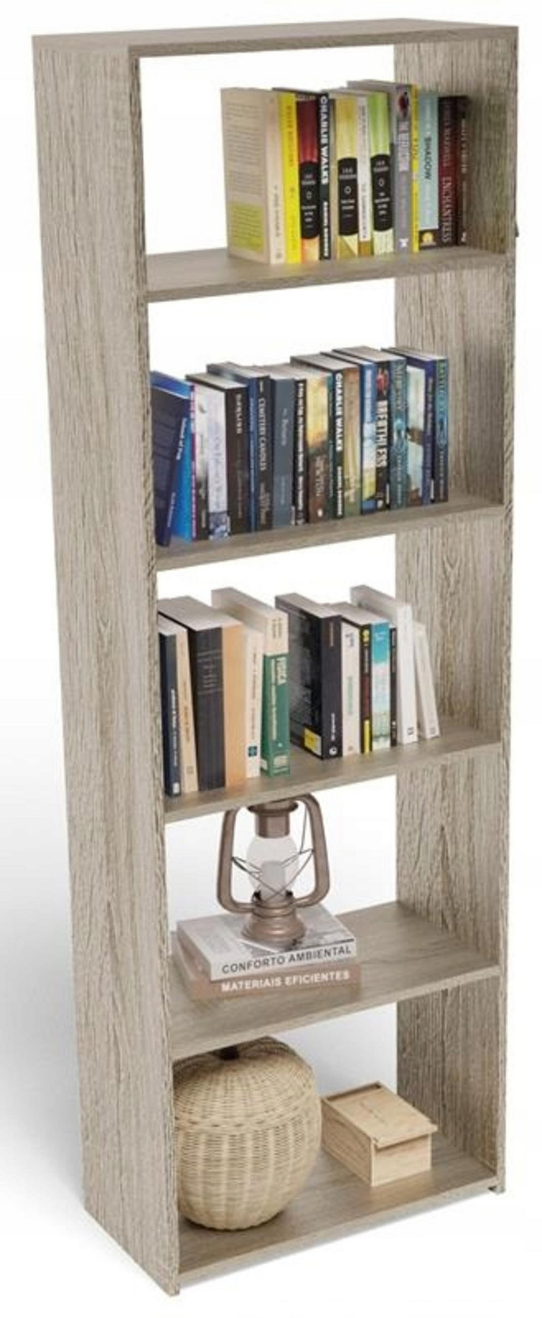 BÜCHERREGAL 60/30 EX3 Sonoma Eiche 60/30/180 cm - Sonoma Eiche, Holzwerkstoff (60/180/30cm) - Matkam Möbel