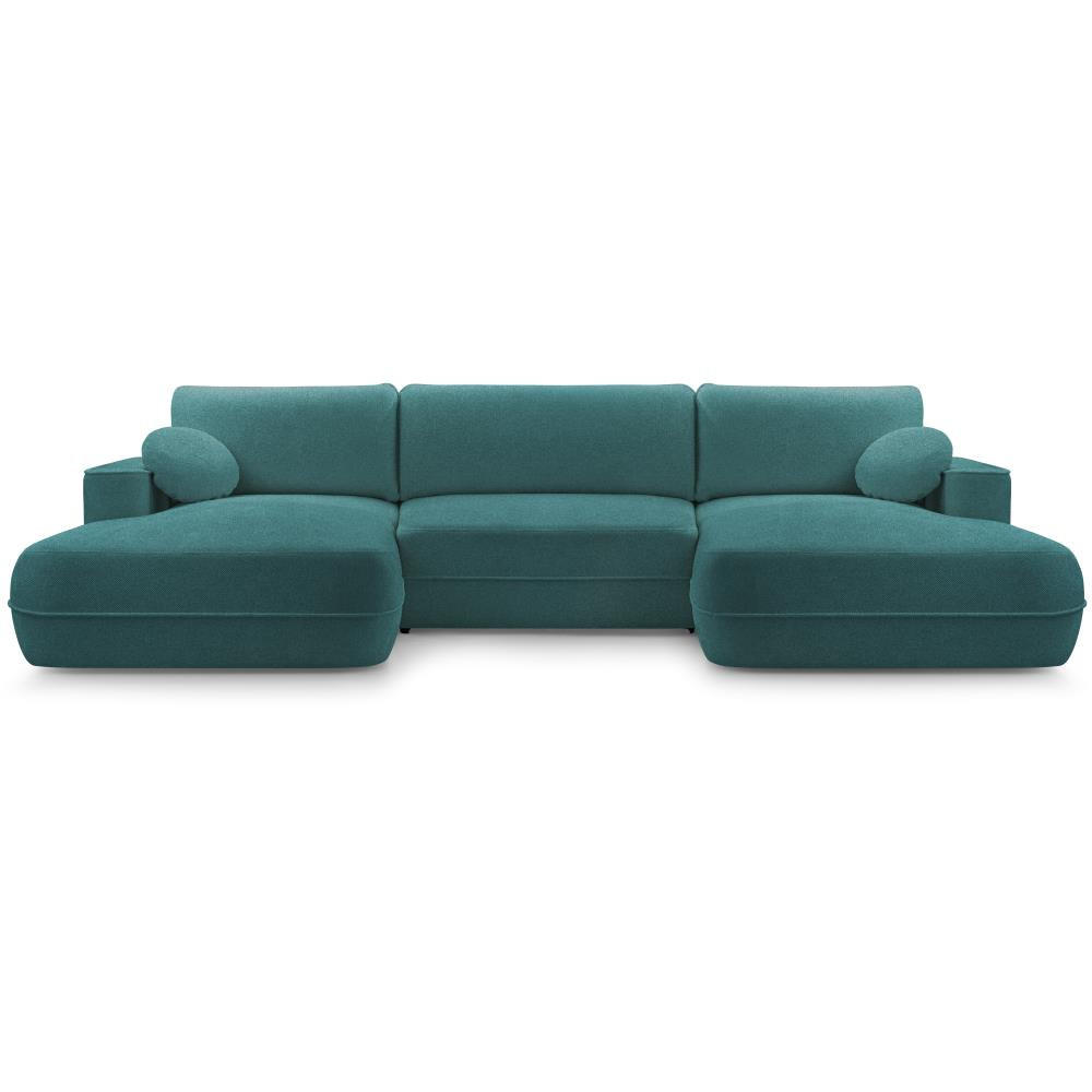 Beautysofa Wohnlandschaft Türkis 364x87x186 cm