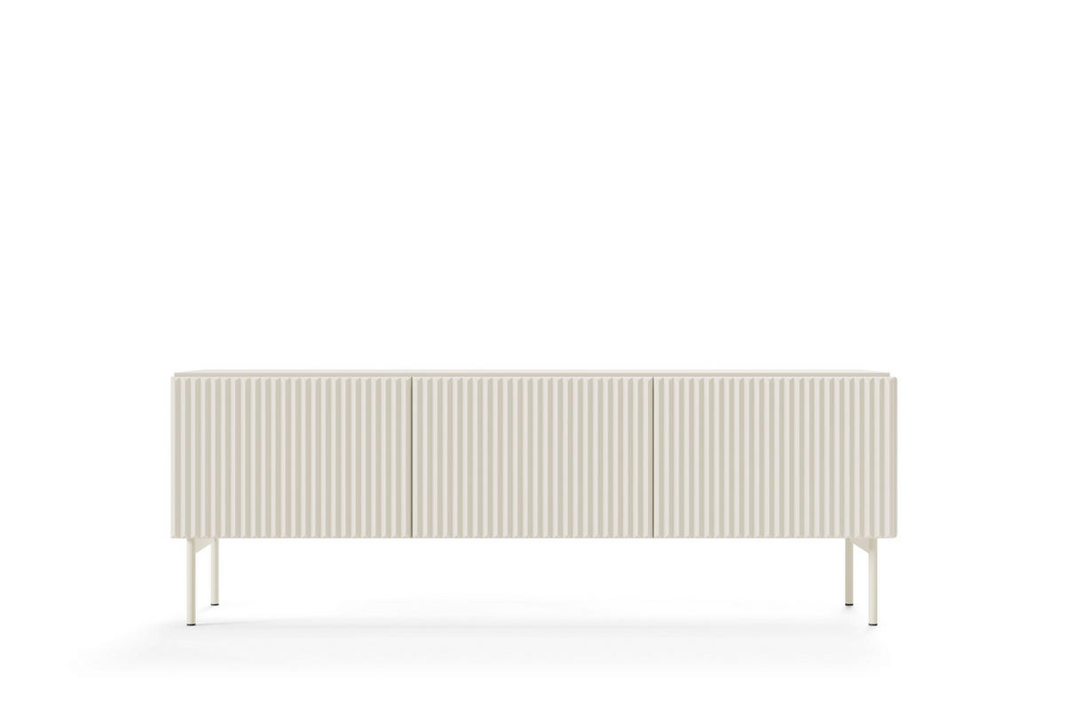 TV-SCHRANK, Kaschmir, 147 x 51,2 x 39,8 cm - Beige, Holzwerkstoff (147/51.2/39.8cm) - 3XE LIVING