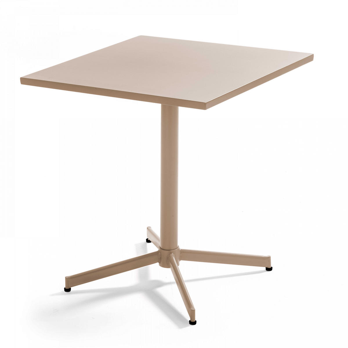 GARTENTISCH , klappbar, Taupe - Taupe, Metall (70/70/72cm) - Oviala