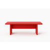 BANK 120 laminiert THEA - Rot, Holzwerkstoff (120/45.5/35cm) - RNT By Really Nice Things
