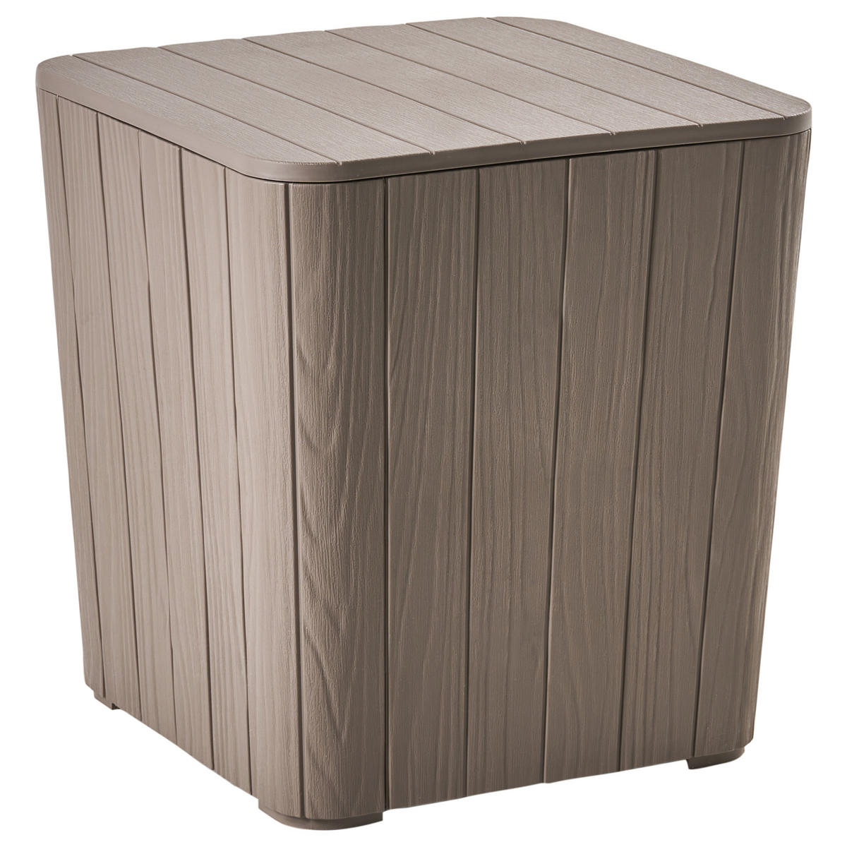 AUFBEWAHRUNGSBOX 40/40 cm Taupe - Taupe, Kunststoff (40/42/40cm) - Beliani