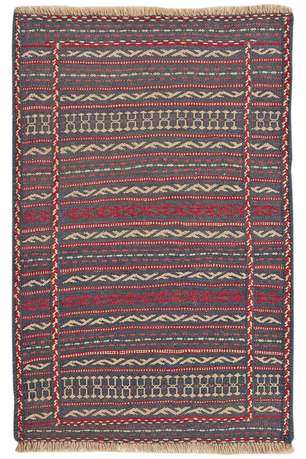 Looma Kelim-Teppich Blau 65x98 cm