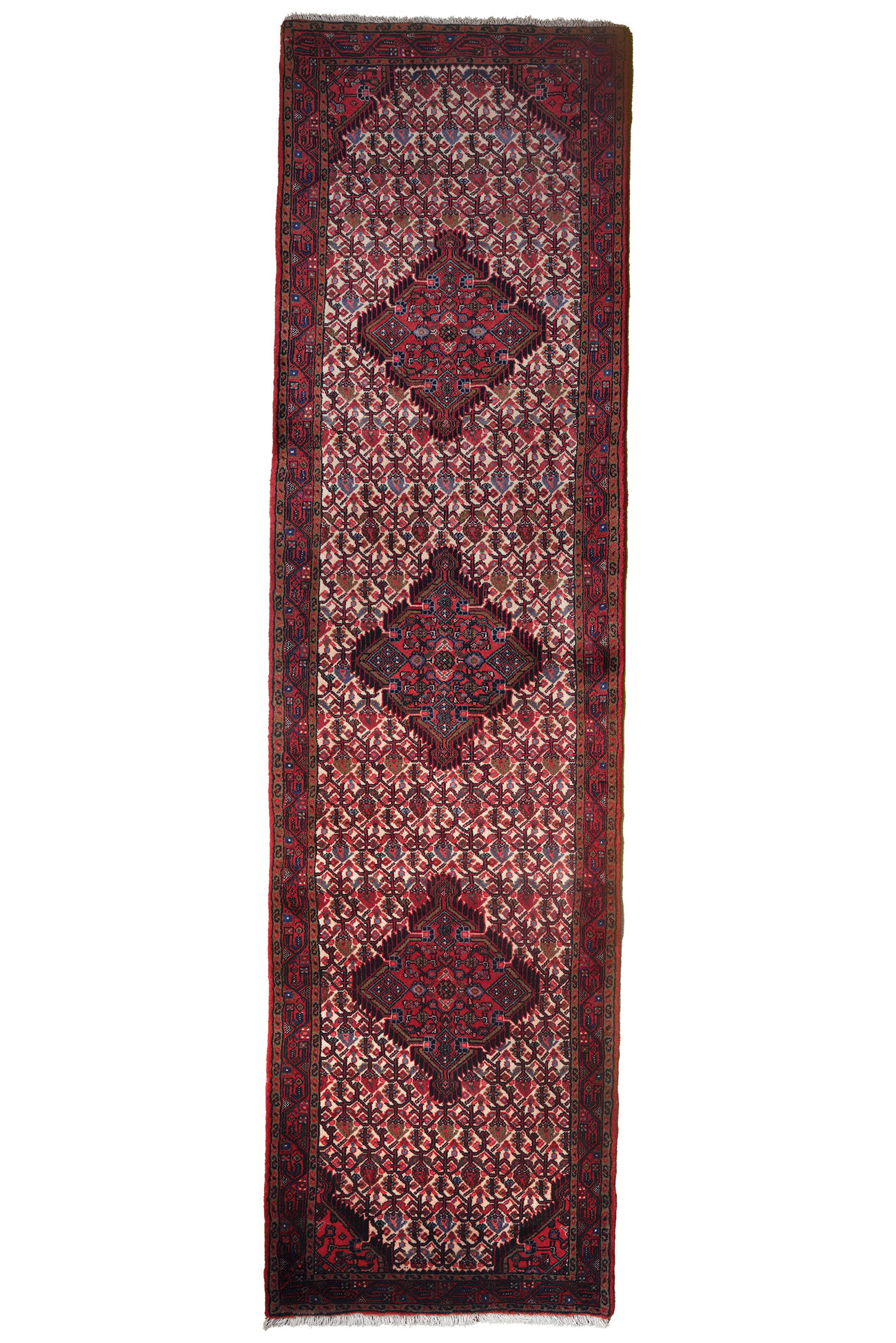 TEPPICH Assadabad Mehrfarbig 301/83 cm Schurwolle - Multicolor, Textil (83/301cm) - Looma