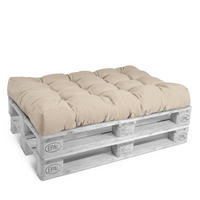 PALETTENKISSEN Eco Style Sitz 120/80/15 cm Natur - Beige, Textil (80/15/120cm) - Beautissu 