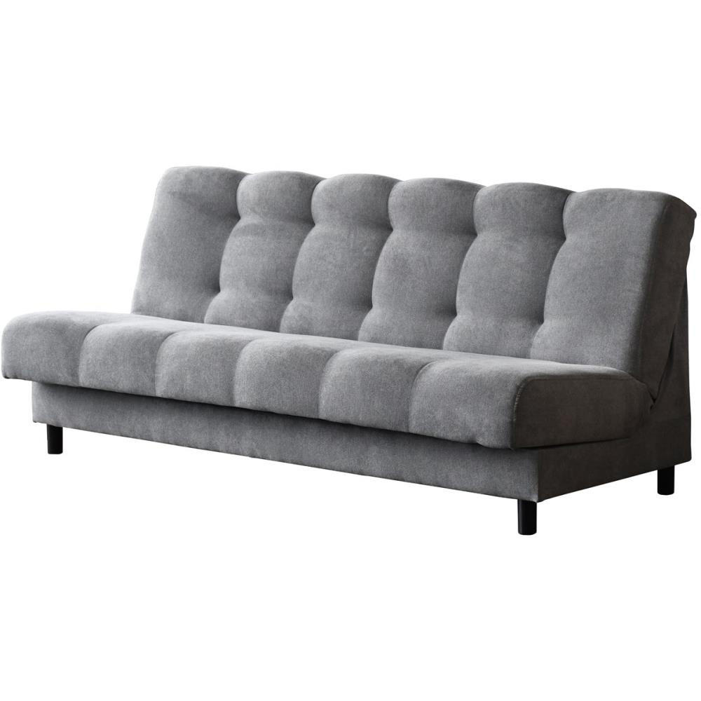 3-SITZER SOFA Simon hellgrau - Hellgrau, Textil (195/88/88cm) - Beautysofa
