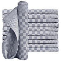 GESCHIRRTÜCHER 50x70 cm im 10er Set aus 100% Baumwolle, Zwirn-Qualität Grubentücher Grau - Grau, Textil (50/70cm) - Carpe Sonno