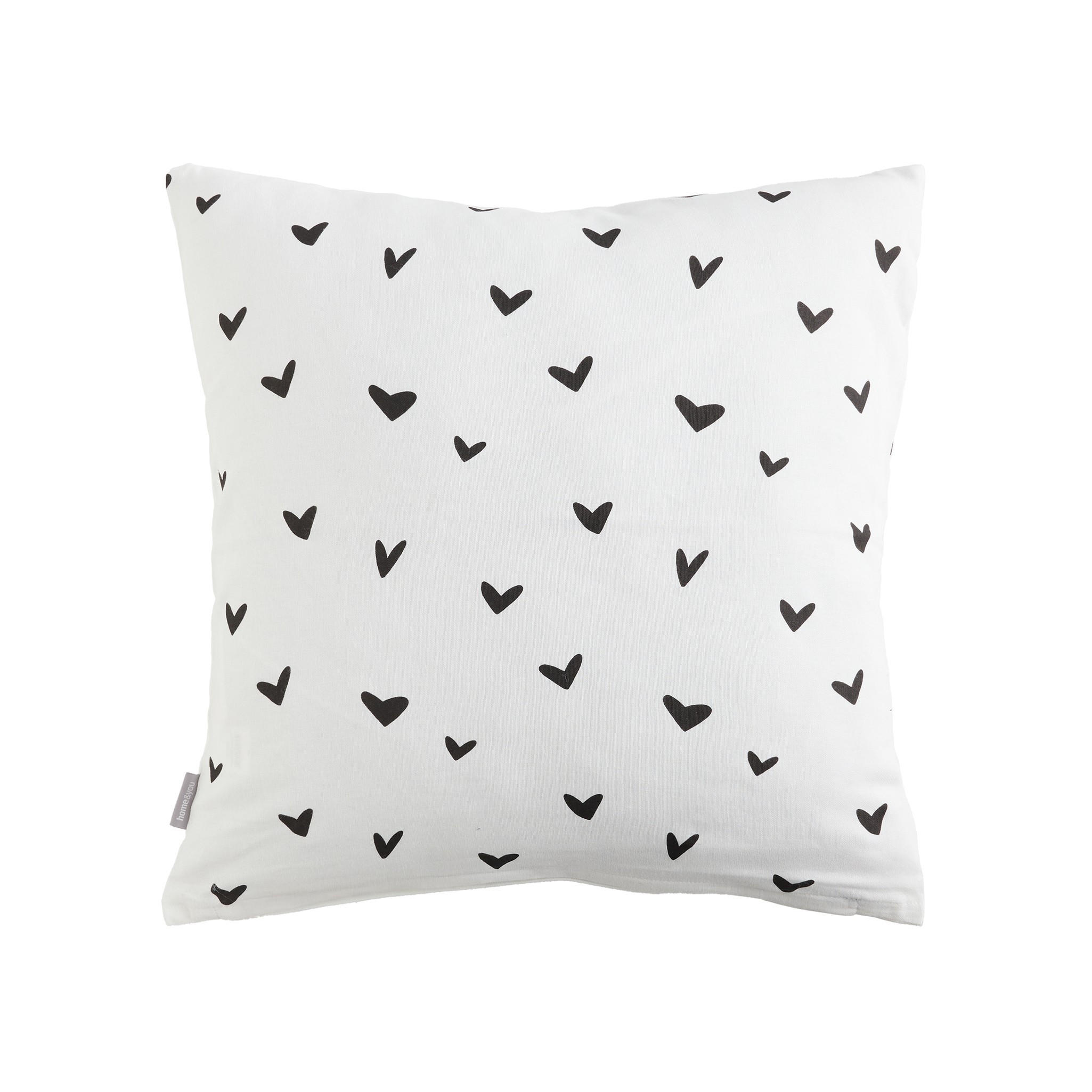 KISSENBEZUG Mallory - Weiß, Textil (45/45cm) - home&you