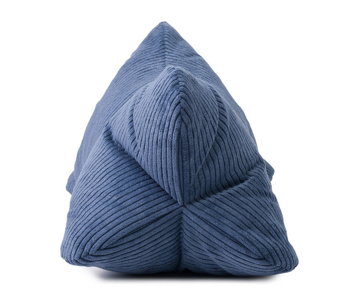 LESEKISSEN Capri dunkelblau 40x25cm - Dunkelblau, Textil (40/25cm) - Ambiente Trendlife by Gözze