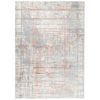 TEPPICH VALLEY Grau Orange 160/220 cm - Orange, Textil (160/220cm) - Tapiso