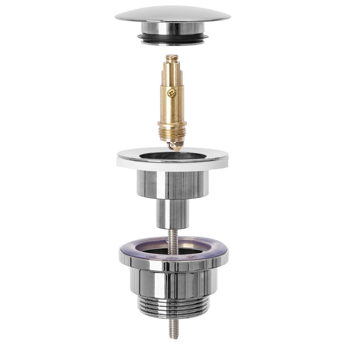 SIPHON Rea + Klik-klak Universell Chrom - Chromfarben, Metall (5/21/33.5cm) - REA
