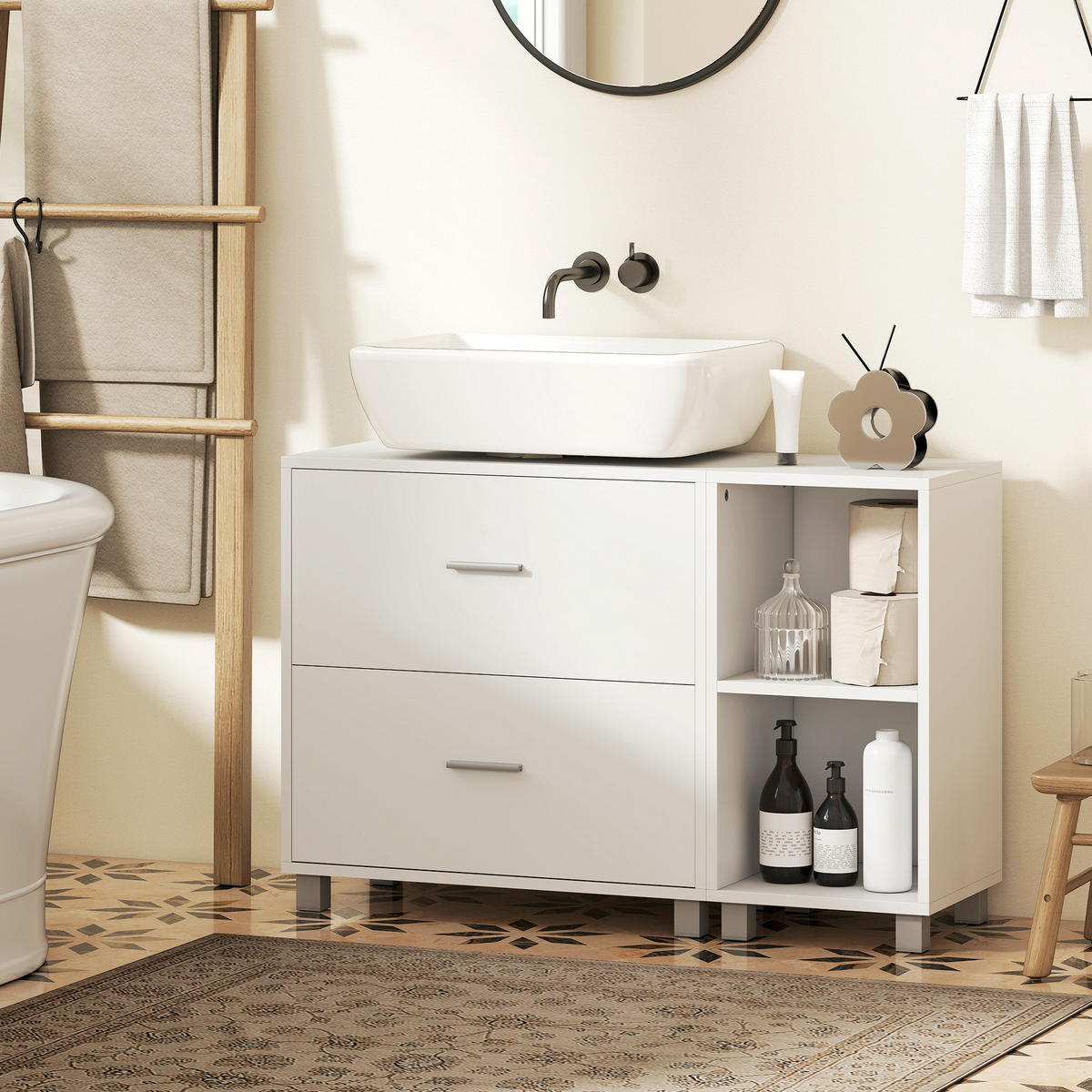 HÄNGESCHRANK Weiß 1 Stück - Weiß, Kunststoff (90/60/30cm) - GiPP