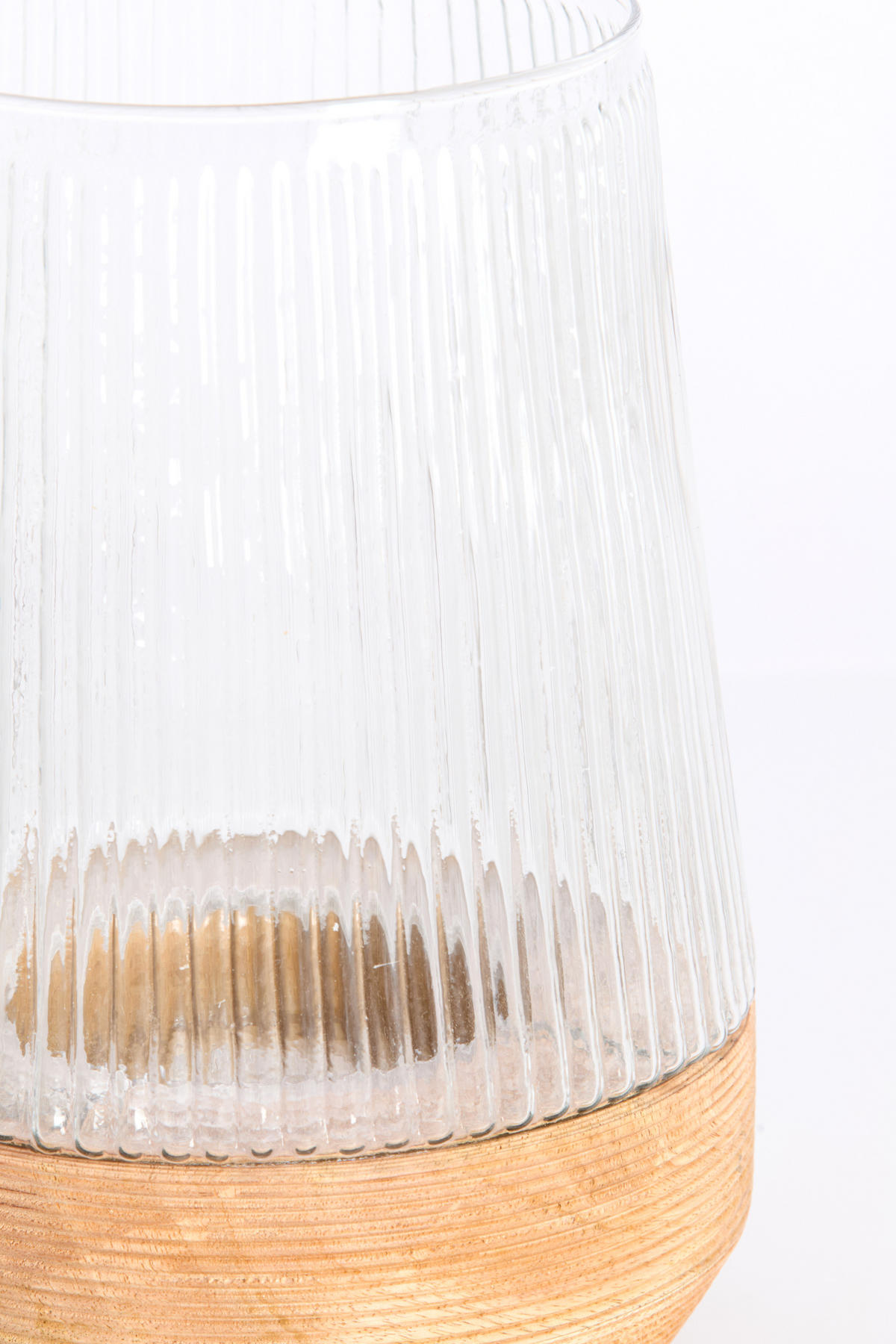WINDLICHT - Braun - 22/22/30 cm - Braun, Glas (22/30/22cm) - Light & Living